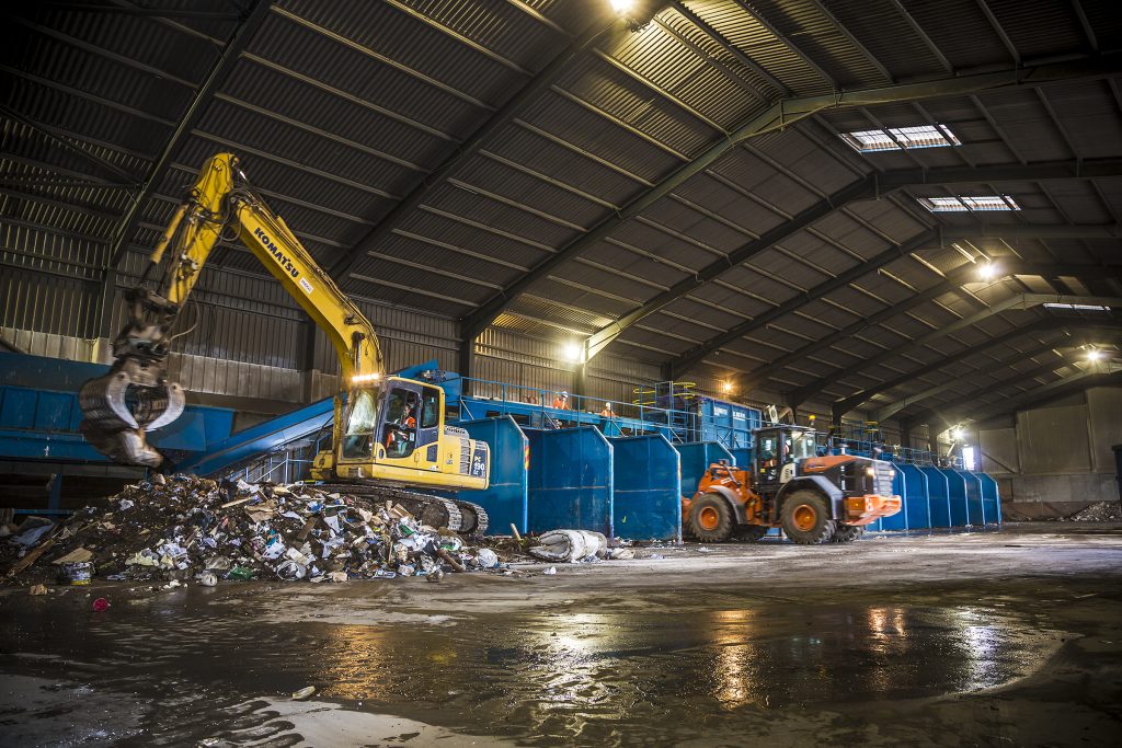 Commercial waste processing, recycling and disposal